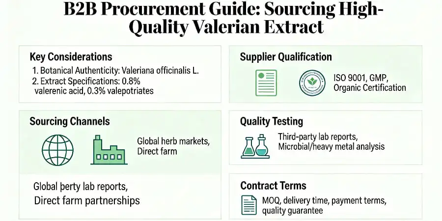 How to Source High-Quality Valerian Extract for B2B Procurement