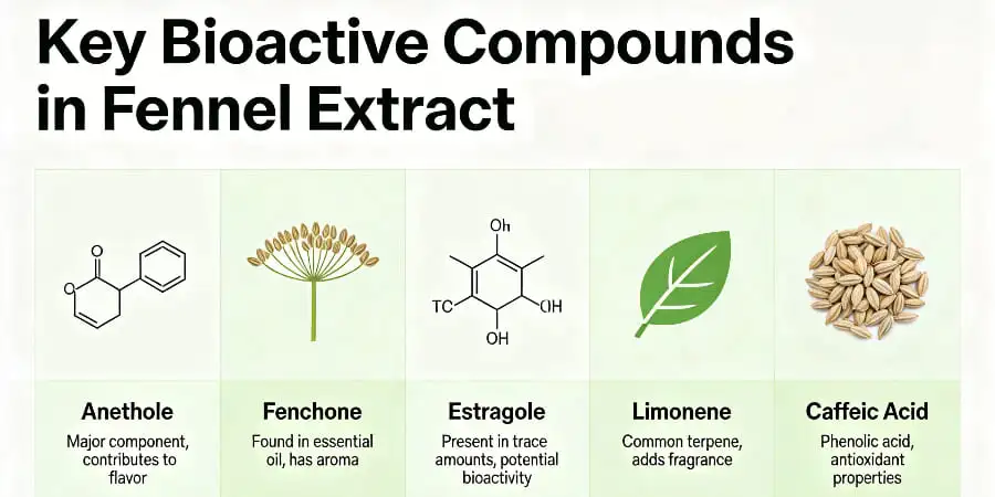 Key Bioactive Compounds in Fennel Extract Key Bioactive Compounds in Fennel Extract