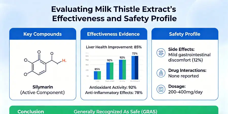 Evaluating Milk Thistle Extract's Effectiveness and Safety Profile Evaluating Milk Thistle Extract's Effectiveness and Safety Profile