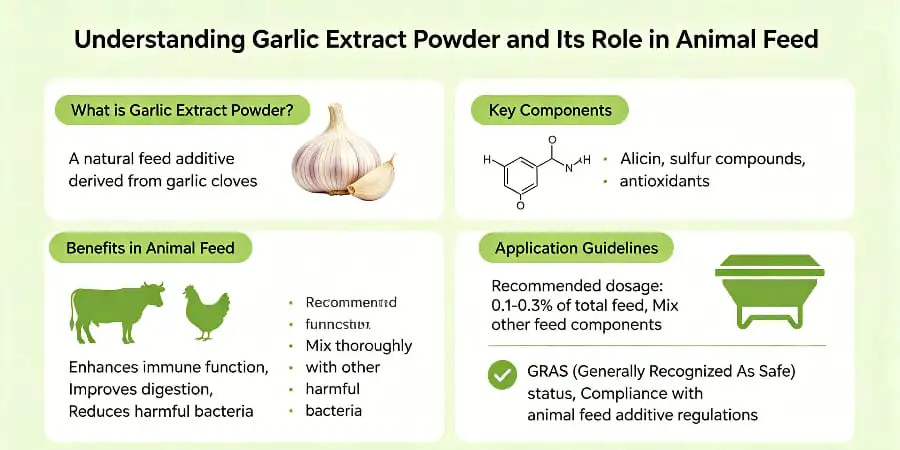 Understanding Garlic Extract Powder and Its Role in Animal Feed