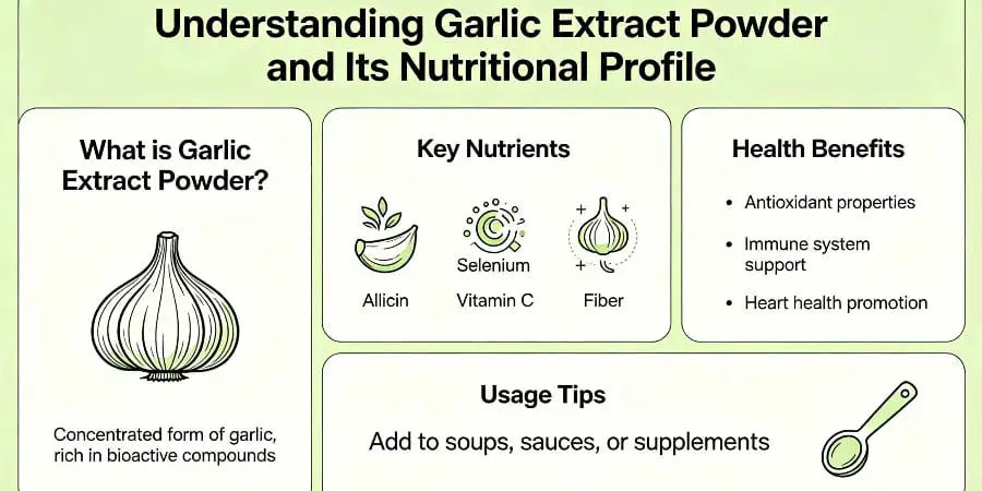 Understanding Garlic Extract Powder and Its Nutritional Profile Understanding Garlic Extract Powder and Its Nutritional Profile