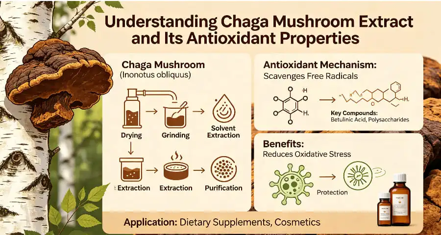 Understanding Chaga Mushroom Extract and Its Antioxidant Properties