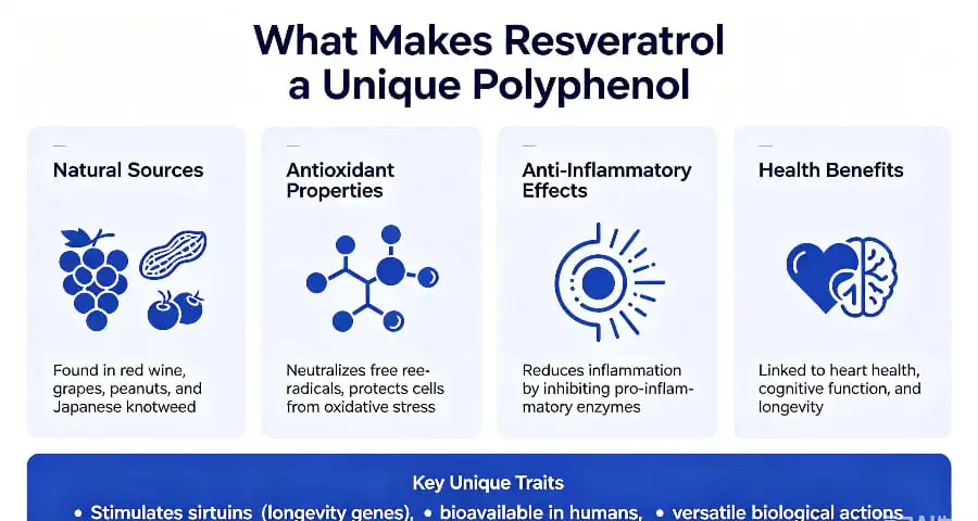 What Makes Resveratrol a Unique Polyphenol What Makes Resveratrol a Unique Polyphenol