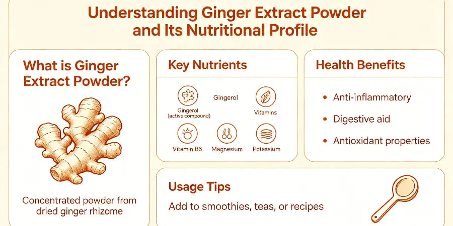 Understanding Ginger Extract Powder and Its Nutritional Profile