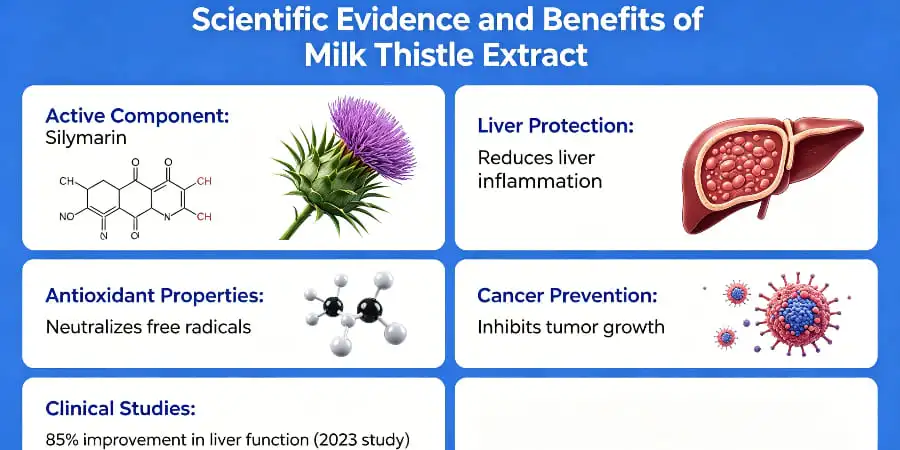 Scientific Evidence and Benefits of Milk Thistle Extract