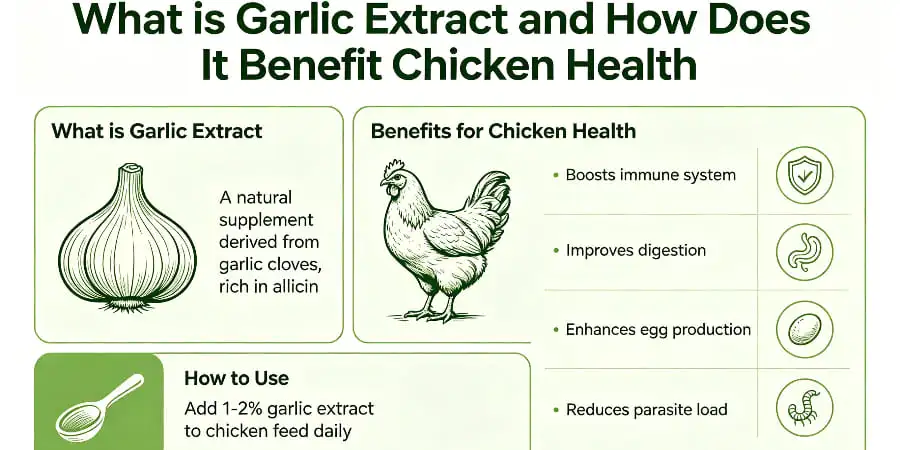 What is Garlic Extract and How Does It Benefit Chicken Health