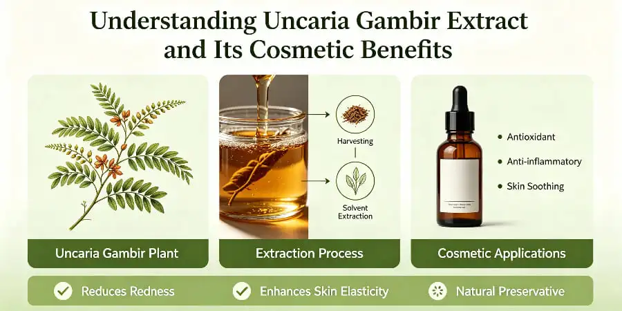 Understanding Uncaria Gambir Extract and Its Cosmetic Benefits Understanding Uncaria Gambir Extract and Its Cosmetic Benefits