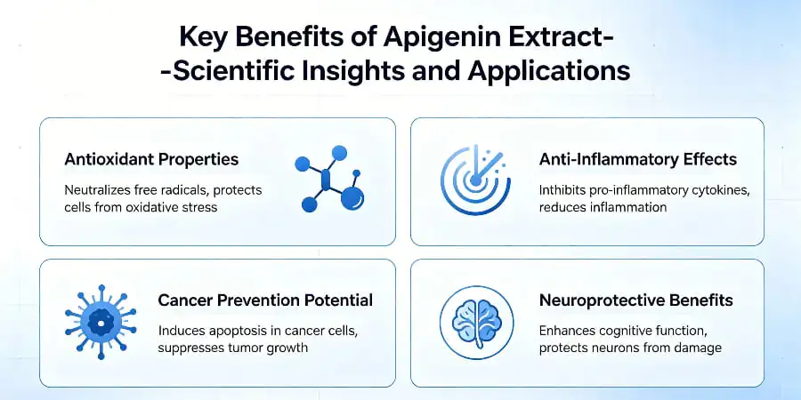 Key Benefits of Apigenin Extract-Scientific Insights and Applications