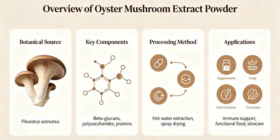 Overview of Oyster Mushroom Extract Powder