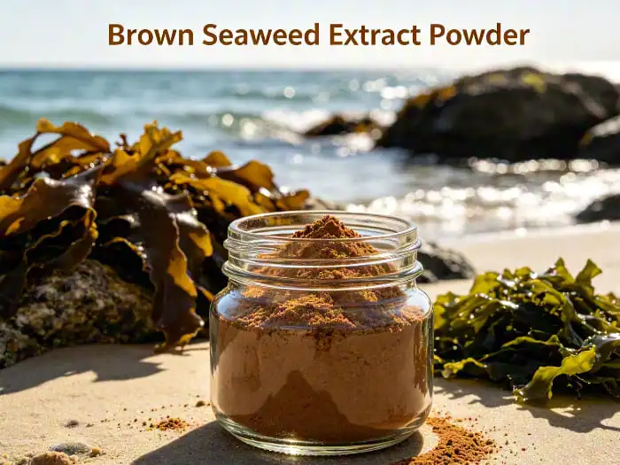 Brown seaweed extract powder