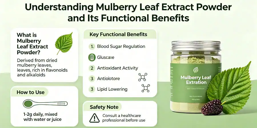 Understanding Mulberry Leaf Extract Powder and Its Functional Benefits