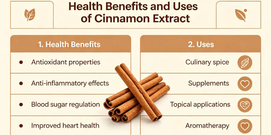 Health Benefits and Uses of Cinnamon Extract
