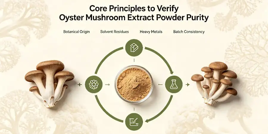 Core Principles to Verify Oyster Mushroom Extract Powder Purity