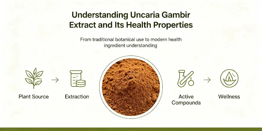 Understanding Uncaria Gambir Extract and Its Health Properties