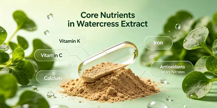 Core Nutrients in Watercress Extract