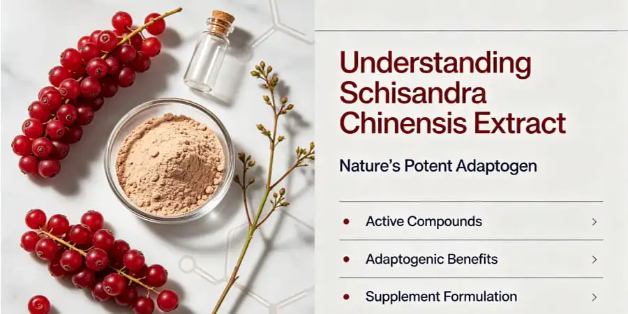 Understanding Schisandra Chinensis Extract-Nature's Potent Adaptogen Understanding Schisandra Chinensis Extract-Nature's Potent Adaptogen