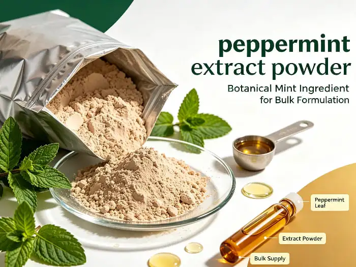 Peppermint extract powder