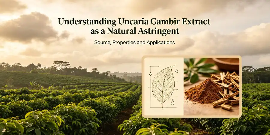 Understanding Uncaria Gambir Extract as a Natural Astringent