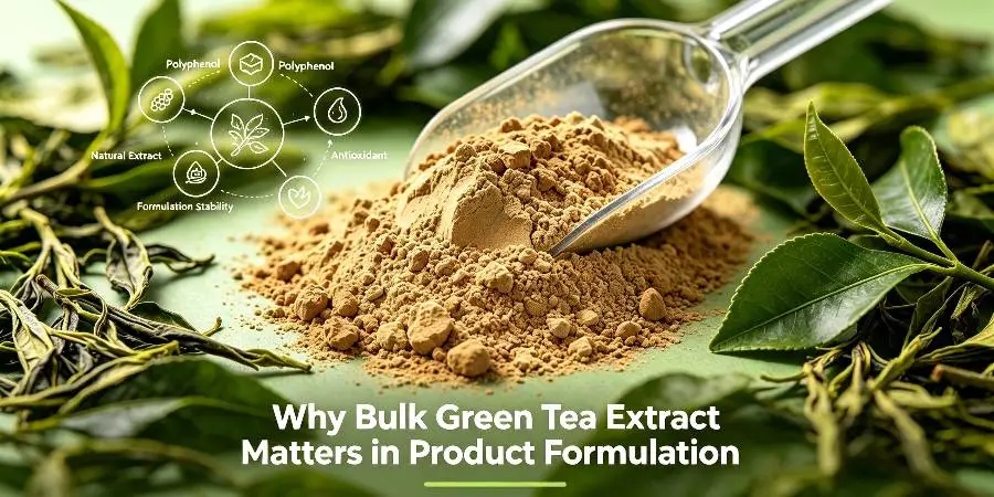 Why Bulk Green Tea Extract Matters in Product Formulation Why Bulk Green Tea Extract Matters in Product Formulation