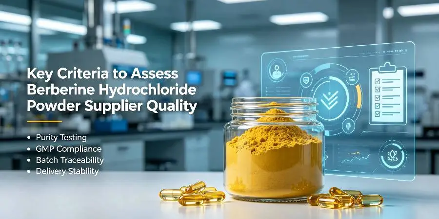 Key Criteria to Assess Berberine Hydrochloride Powder Supplier Quality Key Criteria to Assess Berberine Hydrochloride Powder Supplier Quality