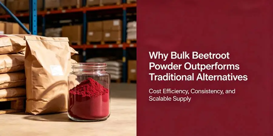 Why Bulk Beetroot Powder Outperforms Traditional Alternatives