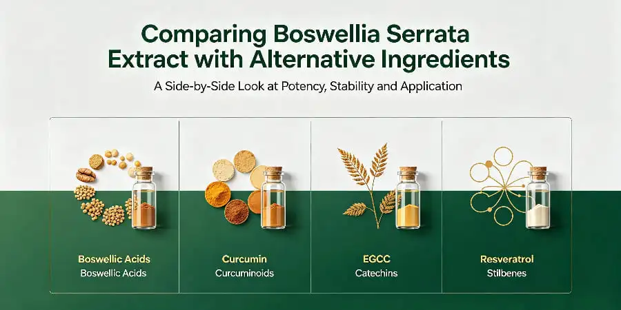 Comparing Boswellia Serrata Extract with Alternative Ingredients