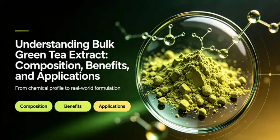 Understanding Bulk Green Tea Extract-Composition, Benefits, and Applications