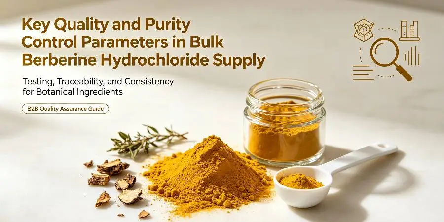Key Quality and Purity Control Parameters in Bulk Berberine Hydrochloride Supply Key Quality and Purity Control Parameters in Bulk Berberine Hydrochloride Supply
