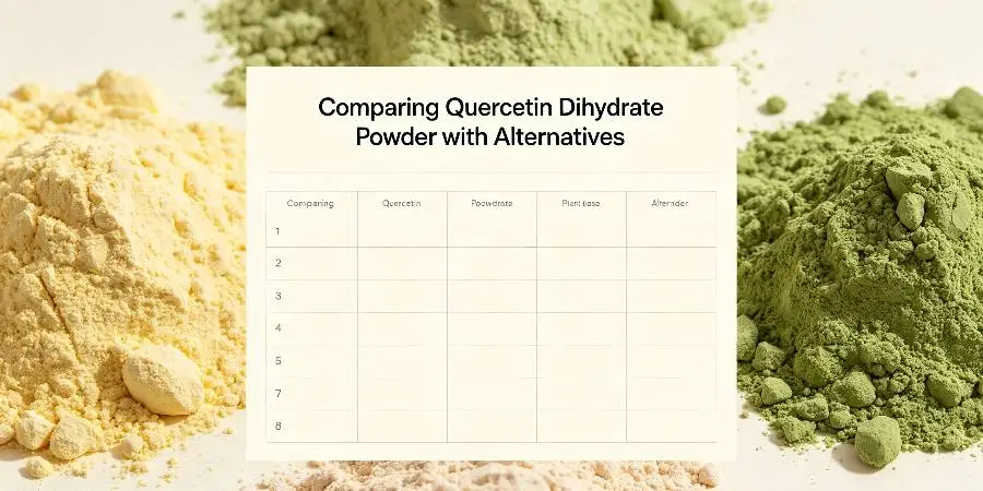 Comparing Quercetin Dihydrate Powder with Alternatives