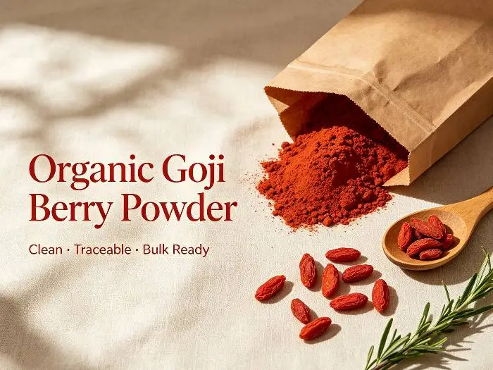 Organic Goji Berry Powder Organic Goji Berry Powder