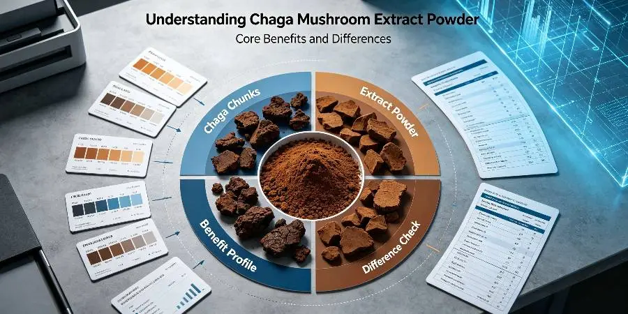 Understanding Chaga Mushroom Extract Powder-Core Benefits and Differences