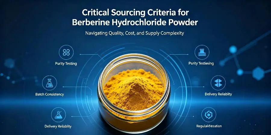 Critical Sourcing Criteria for Berberine Hydrochloride Powder Critical Sourcing Criteria for Berberine Hydrochloride Powder