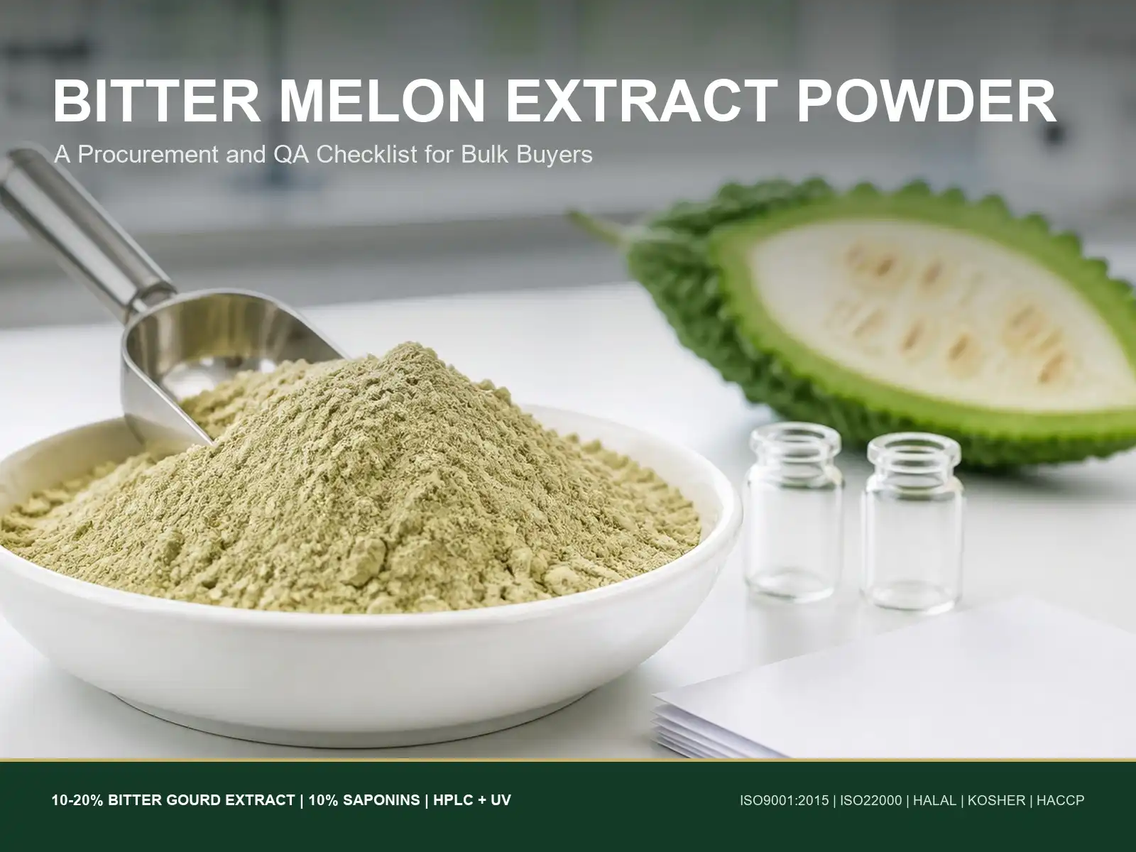 What Should Buyers Consider When Sourcing Bitter Melon Extract Powder in Bulk?