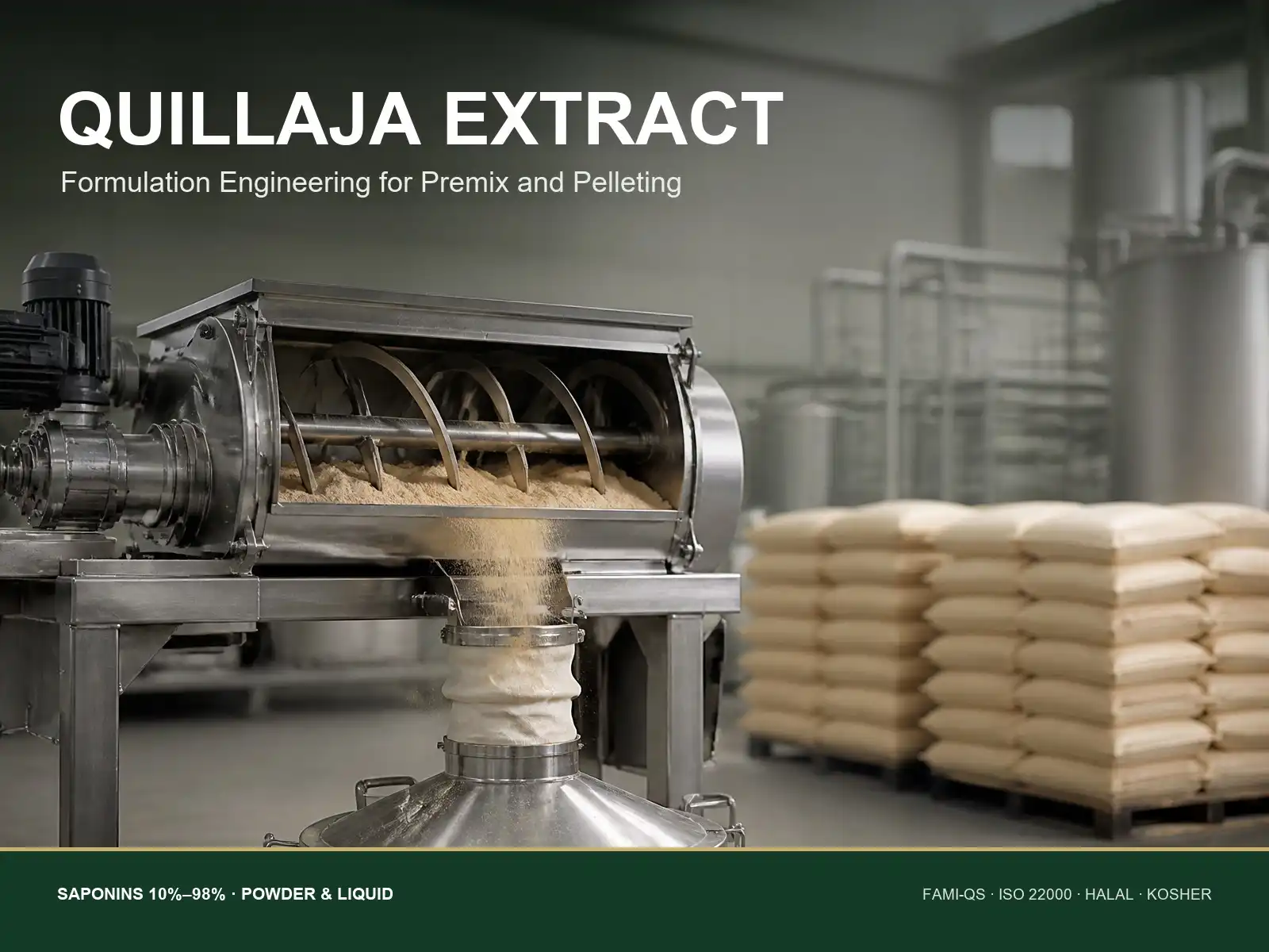Quillaja Extract Applications in Modern Animal Feed Additive Formulas