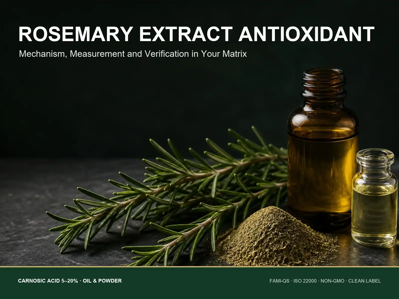 How Rosemary Extract Antioxidant Supports Natural Ingredient Stability