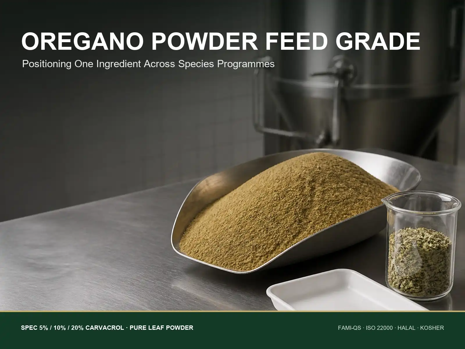 Oregano Powder Feed Grade Applications in Poultry and Livestock Nutrition