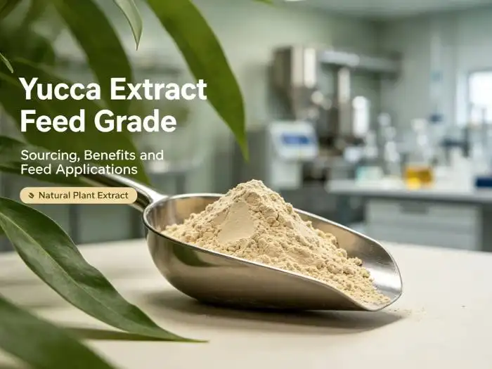 Extractum Yuccae Gradus Pabuli Qualitatem Pabuli pro Productione Avium et Pecorum Meliorat