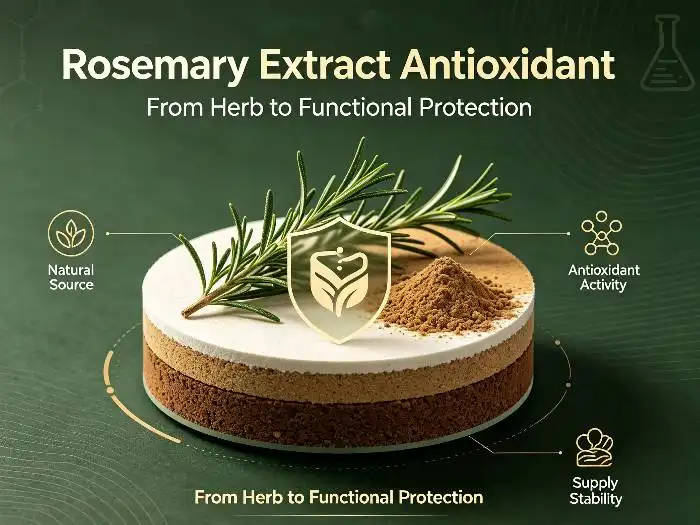 Extractum Rosmarini Antioxidans Vitam Conservationis in Variis Formulationibus Augmentat