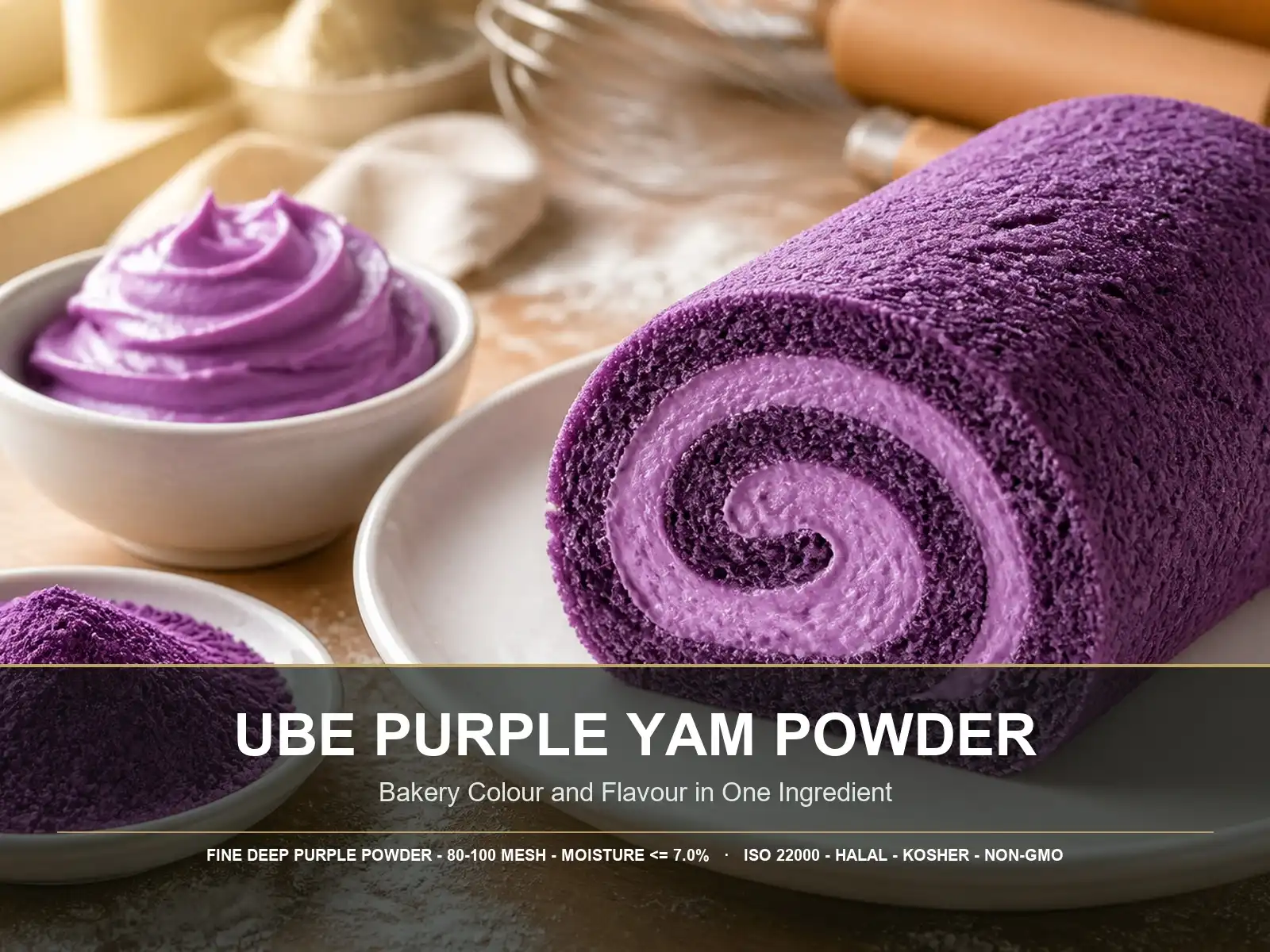 Can Ube Purple Yam Powder Bring Natural Color and Flavor to Bakery Products?