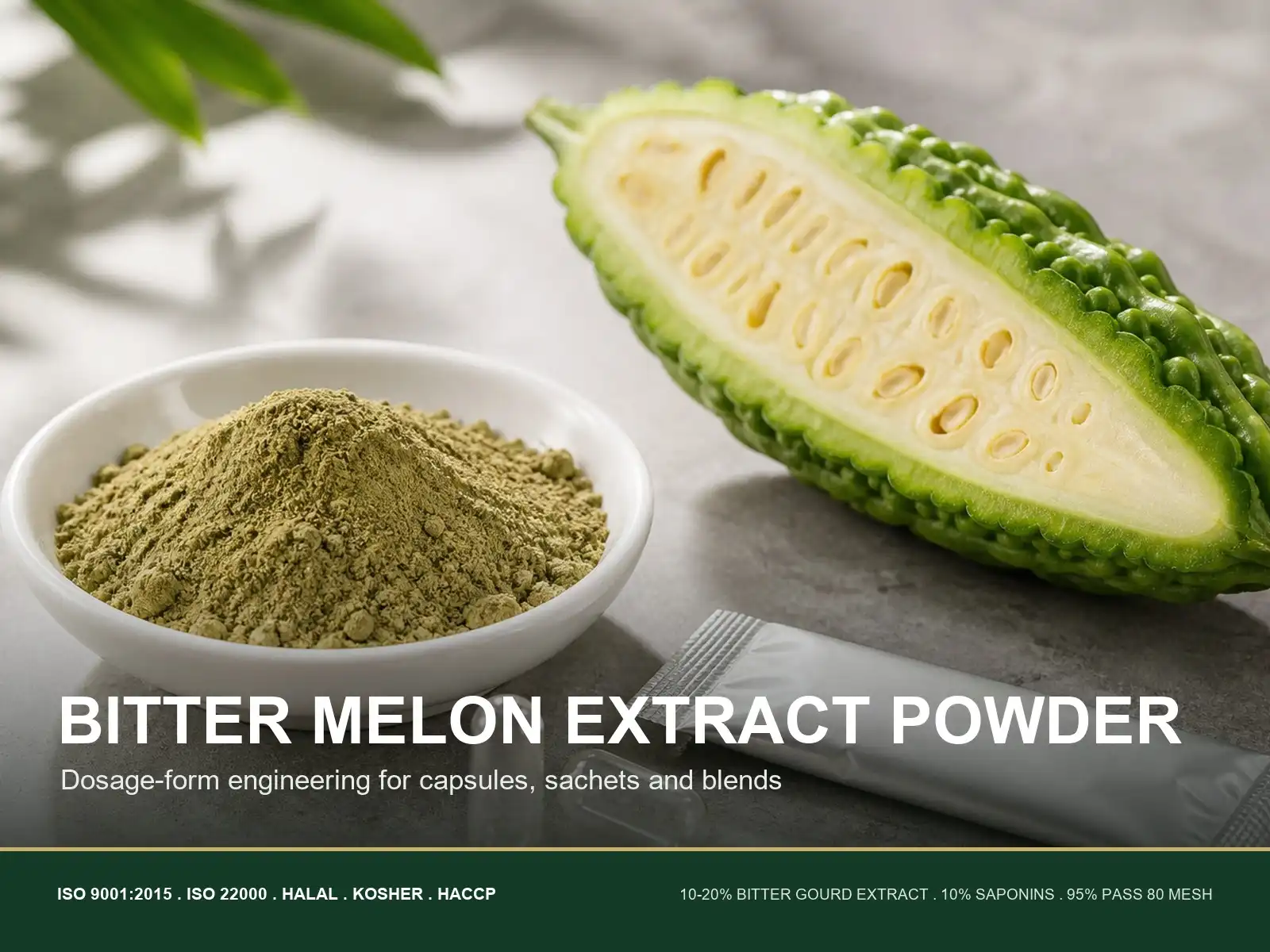 Bitter Melon Extract Powder for Capsules, Sachets, and Multi-Ingredient Formulations